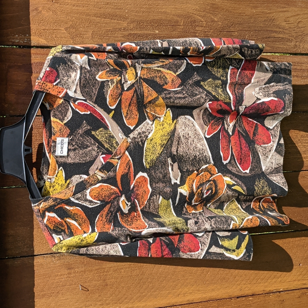 Chico's floral print top